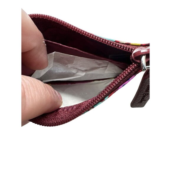 Vera Bradley Lighten Up Zip ID Case Resort Medallion - Picture 5 of 7